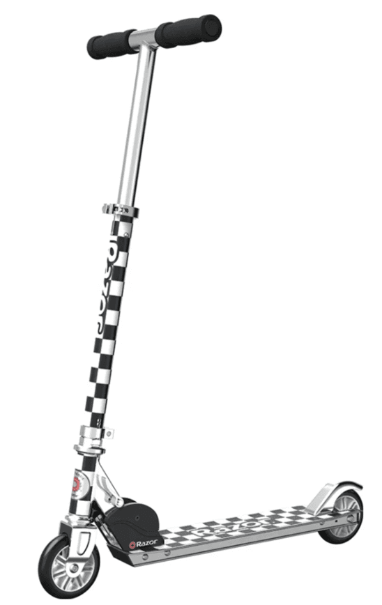 Razor Romobil Kids A Checked Out, Crno-bijela