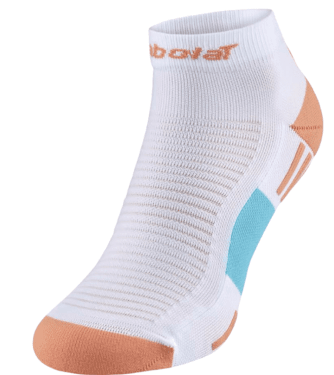 Babolat Čarape Padel Quarter, Bijelo-narandžaste