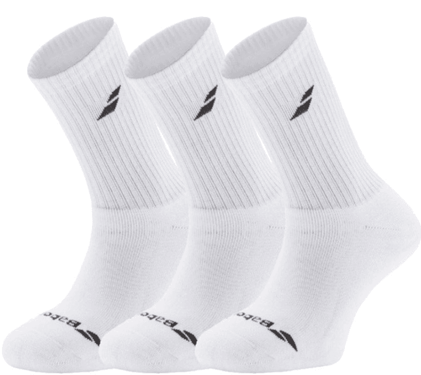 Babolat Čarape, 3 para, Bijele