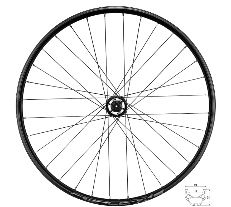 Force Zadnji točak XC Disc 622x19 F804333-6B 32SH