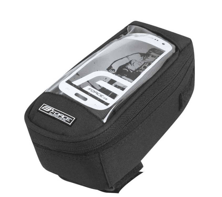 Force Torbica za bicikl za mobitel na ram, Crna