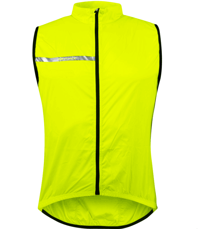 Force Muški prsluk Windpro Windproof, Žuti