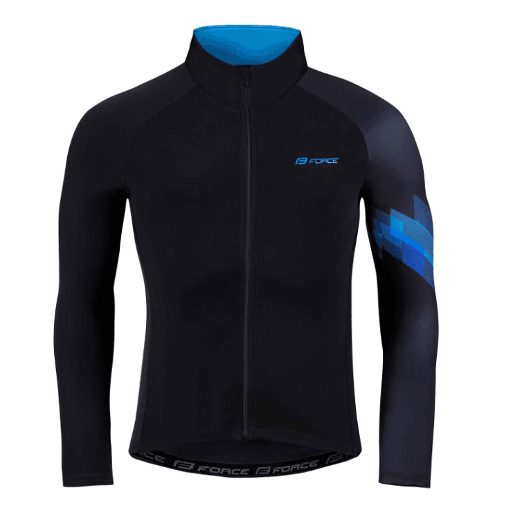 Force Sportska majica dugih rukava Ridge, Crno-plava