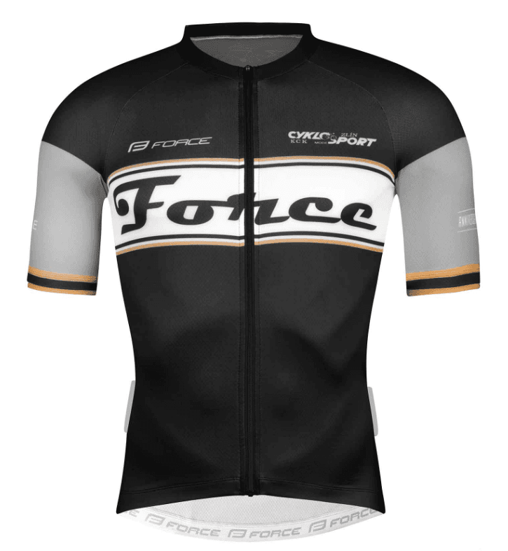 Force Sportska majica Retro Kratki rukav, Crno-siva