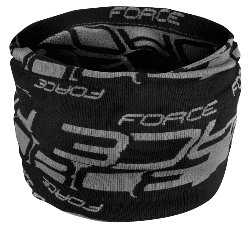 Force Višenamjenski zimski sportski šal, Crno-sivi