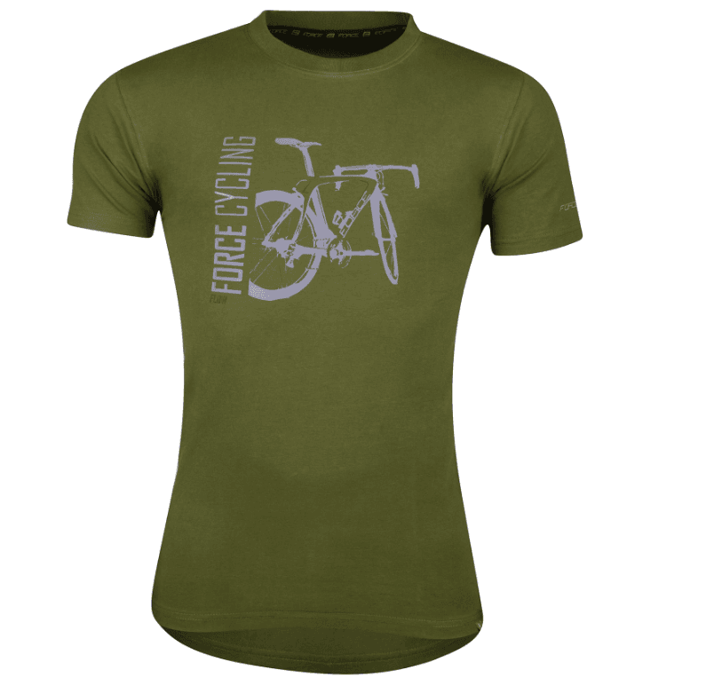 Force Majica kratkih rukava Flow, Maslinasta