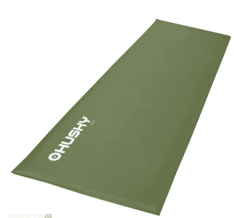 Husky Samonapuhavajuća prostirka za spavanje Mat Fuzzy 3.5, Maslinasta