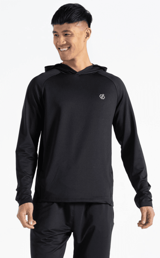 Dare2B Muška dukserica Sprinted Hoodie, Crna