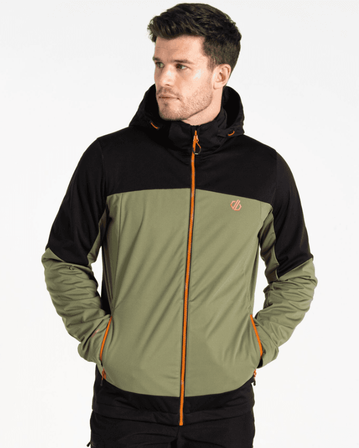 Dare2B Jakna Mountaineer Softshell, Bež-crna