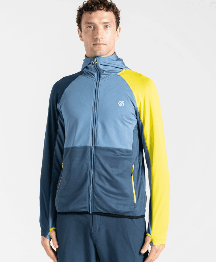 Dare2B Dukserica Assimlilate II Core Stretch, Plavo-žuta