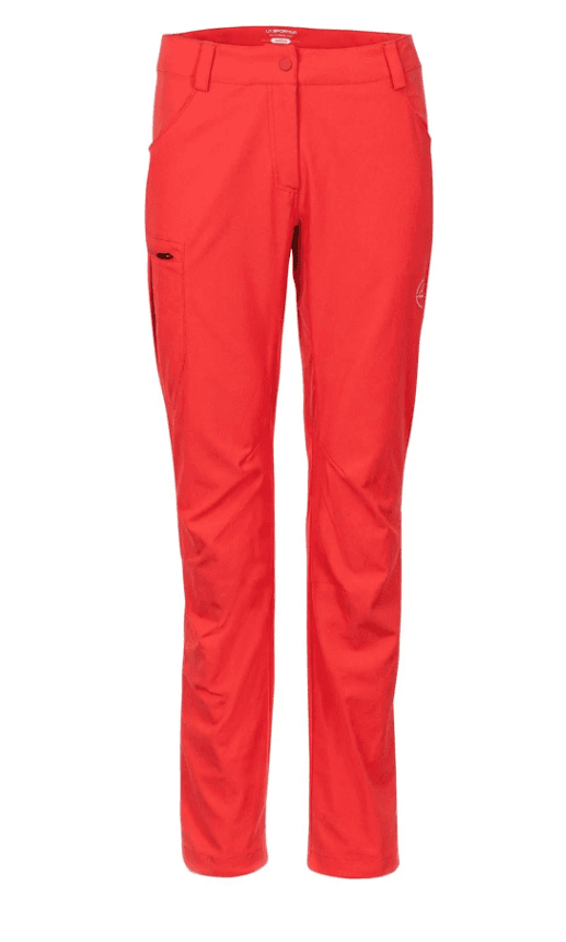 La Sportiva Ženske pantalone za planinarenje Sesvenna, Crvene