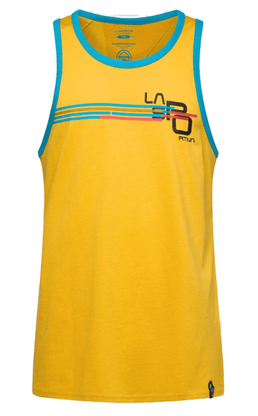La Sportiva Muška majica bez rukava Cube Tank Bamboo, Žuta