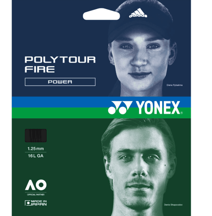 Yonex Žica za teniski reket Poly Tour Fire 125 Set