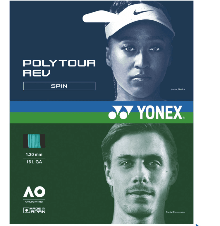 Yonex Žica za teniski reket Poly Tour REV 130 Set