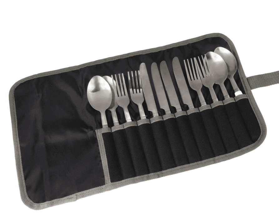 Regatta Outdoors Set pribora za jelo za 4 osobe/Seal, Sivi