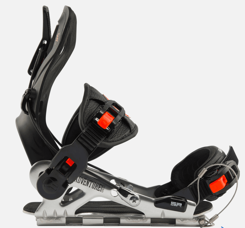 Rossignol Vezovi Escaper Split BGD Only + Voile set ploča, Crni