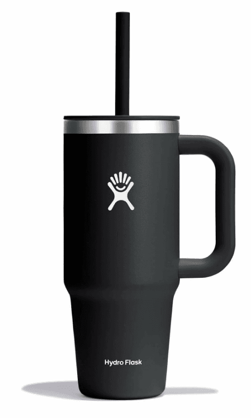 Hydro Flask Putna čaša sa slamkom, Crna