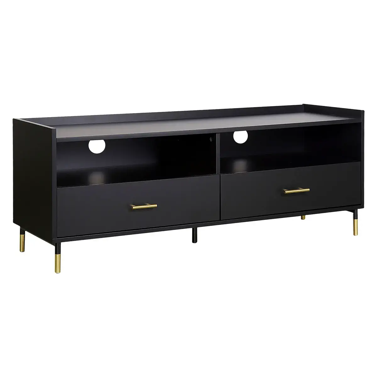 Atmosfera TV komoda Tedy, 47x120cm, Crna