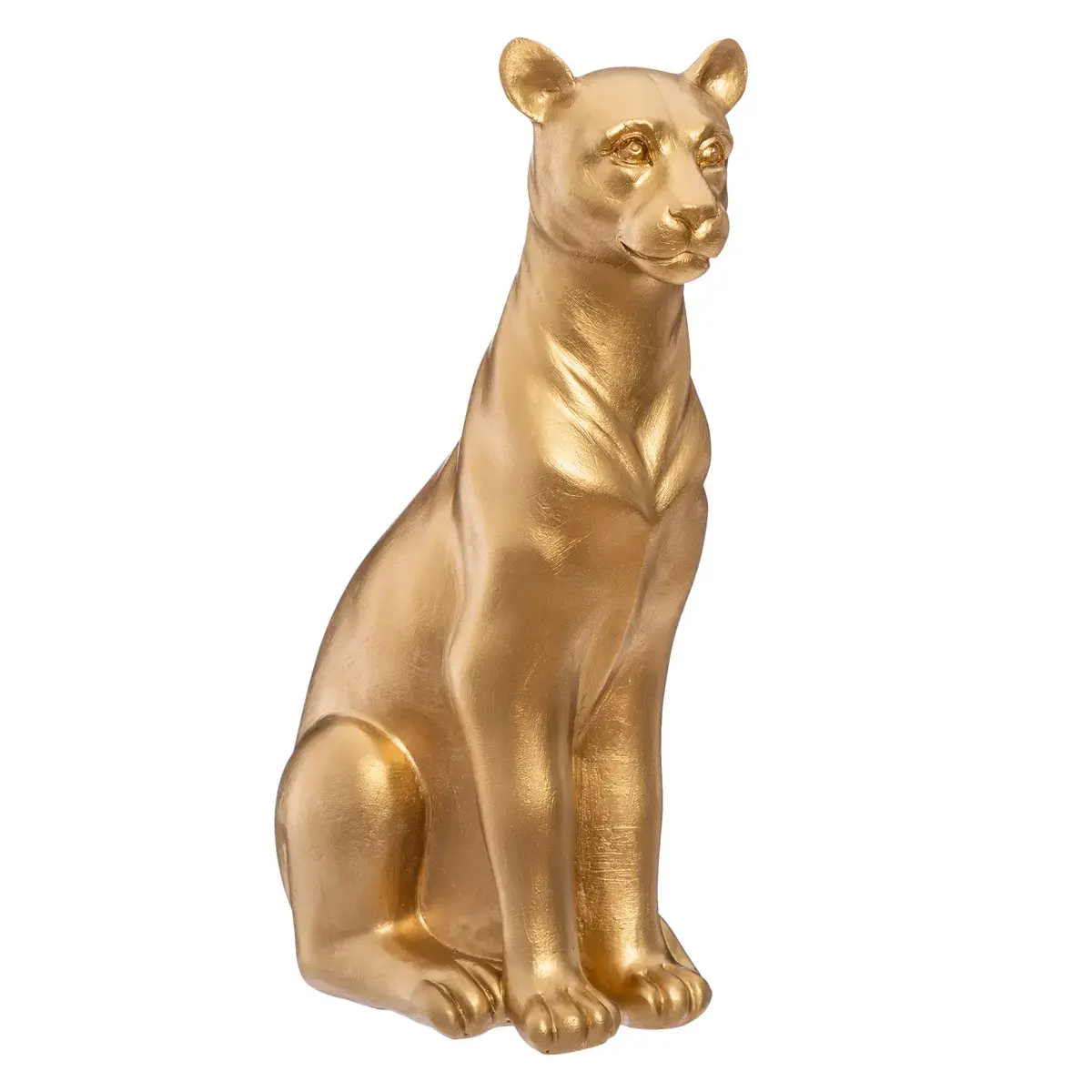 Atmosfera Dekorativna figura, Panter, 23 cm, zlatne boje