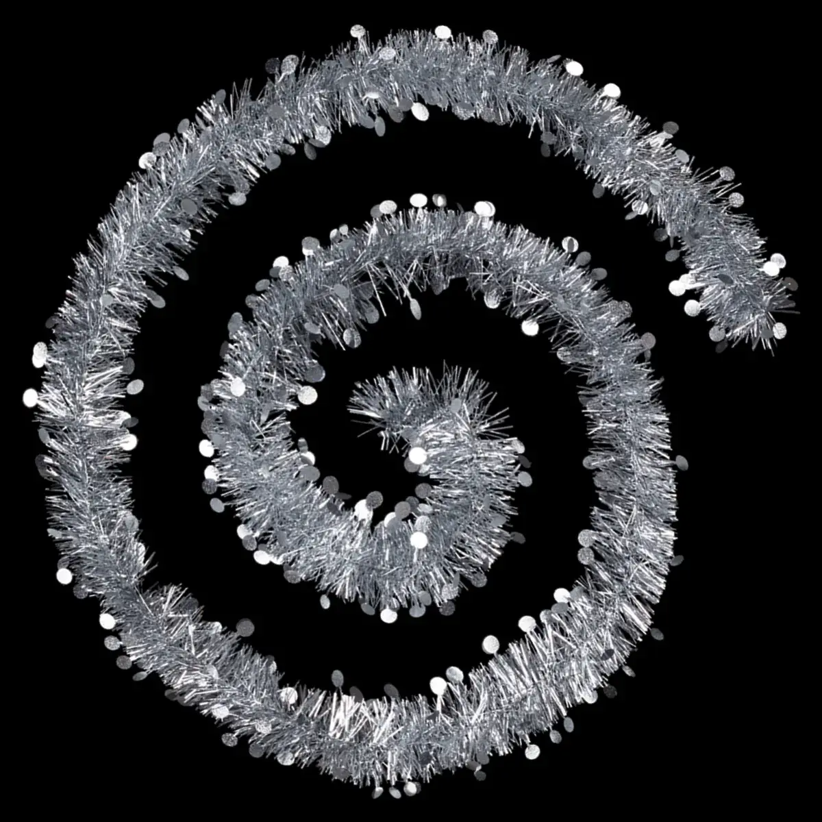 Atmosphera Božićni vijenac, 100 x 4 x 2 m, srebrne boje