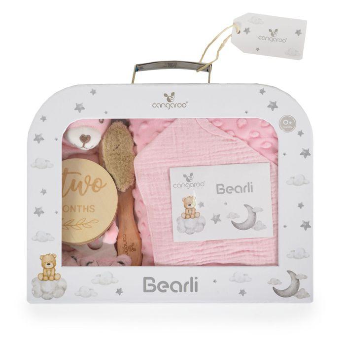 Cangaroo Poklon set za bebu Bearli ,Rozi