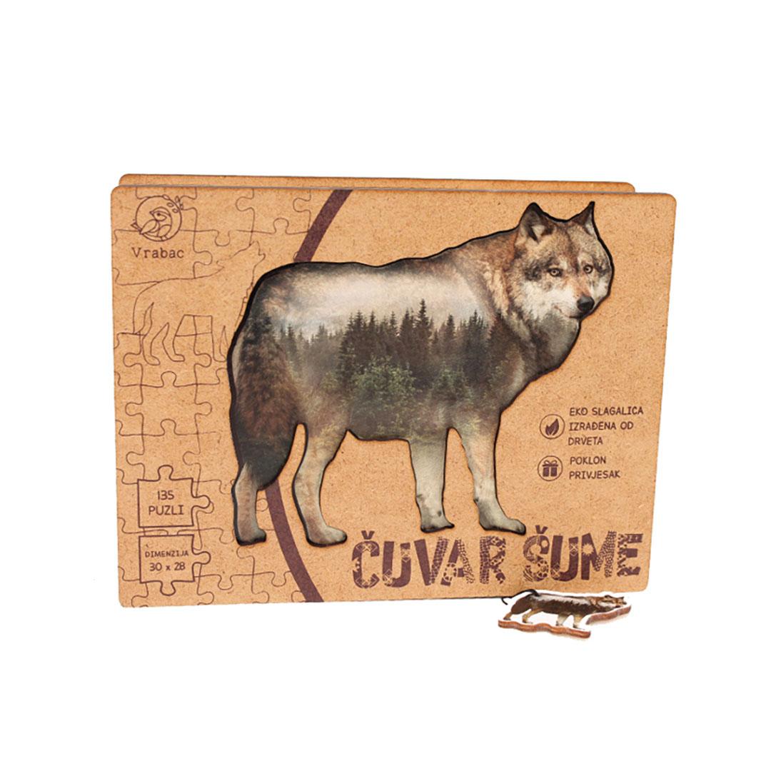 Vrabac Puzle Lenigmo, Calm corner, Vuk čuvar šume