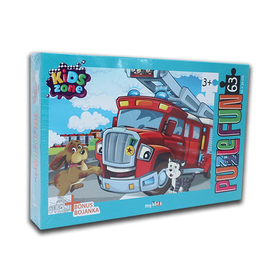 Vrabac Puzzle Fun 63, 42 cm x 29 cm, Autići