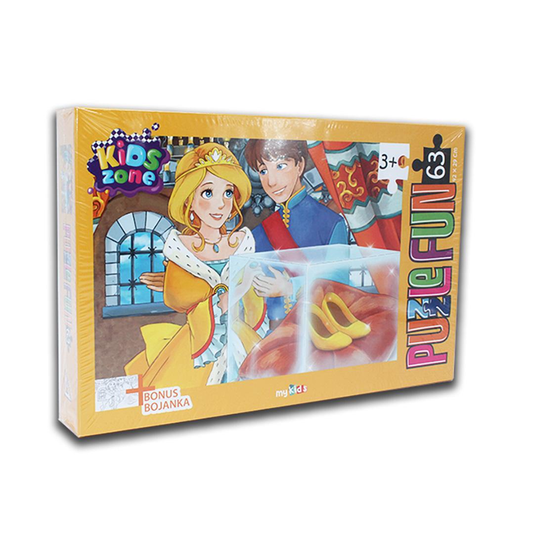 Vrabac Puzzle Fun 63, 42 cm x 29 cm, Pepeljuga
