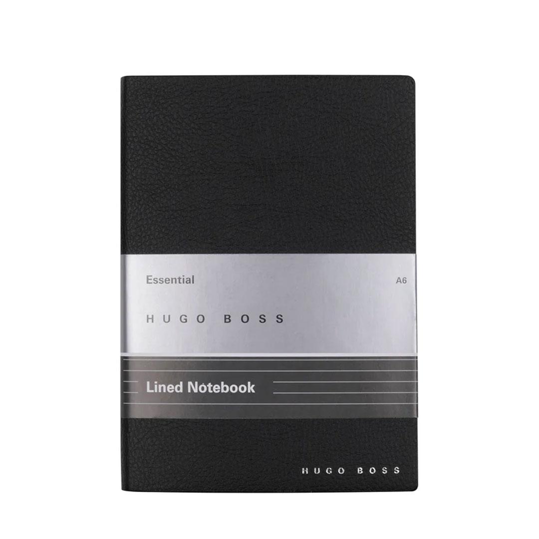 Hugo Boss Notes Essential Storyline A6 Dikto, Crni