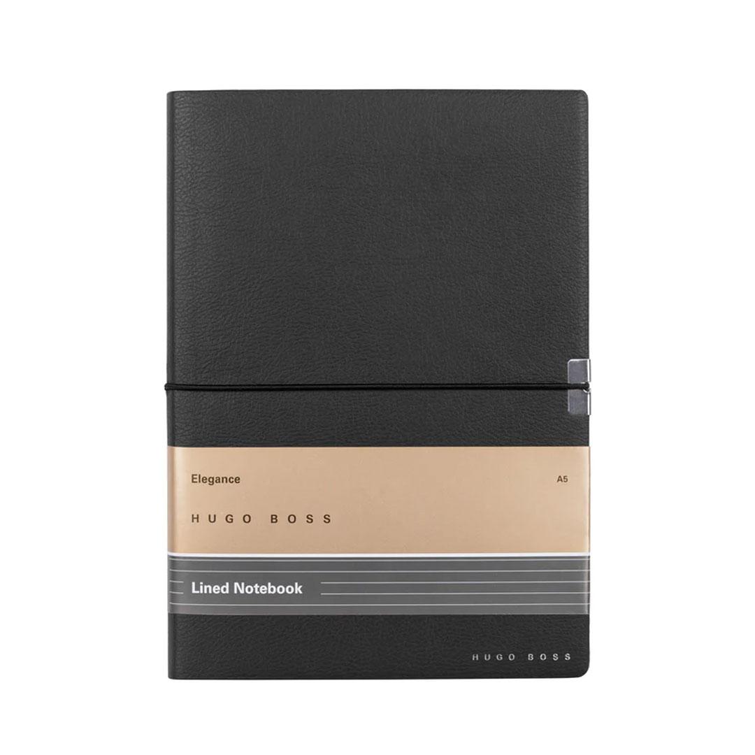 Hugo Boss Notes Storyline Elegance A5 Dikto, Crni