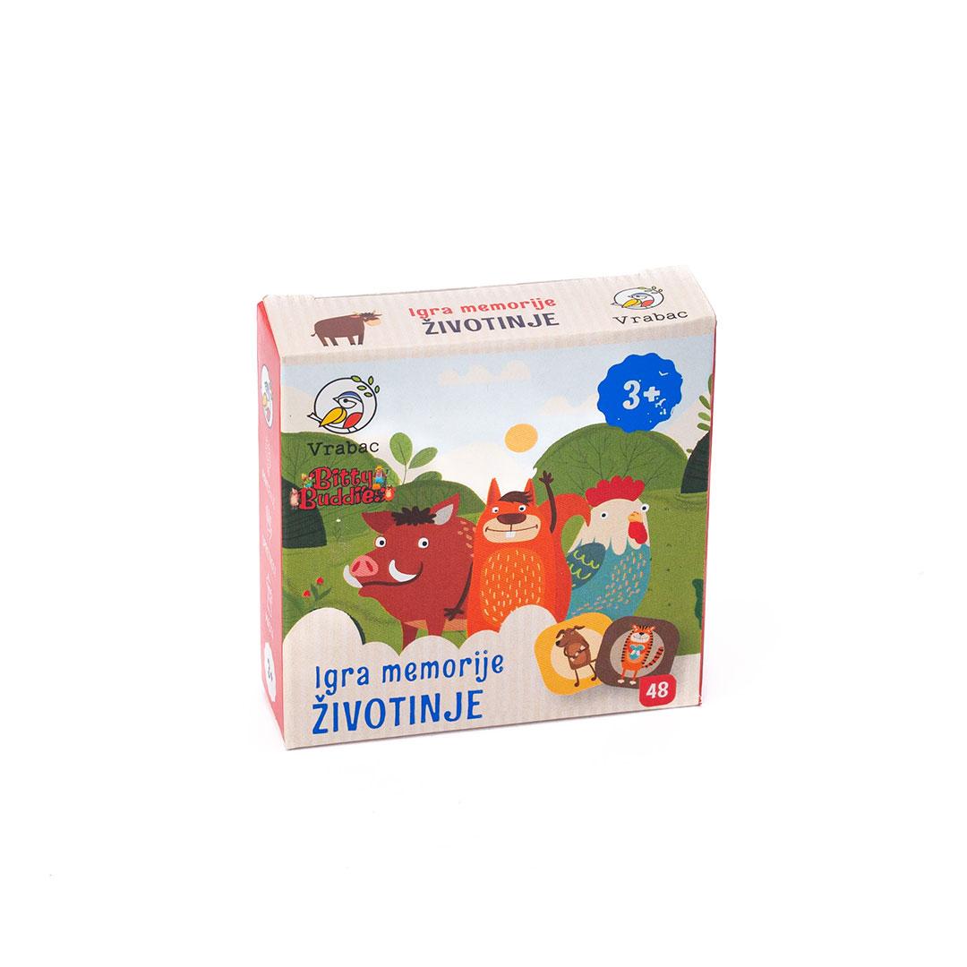 Vrabac Igra memorije Piko, Životinje