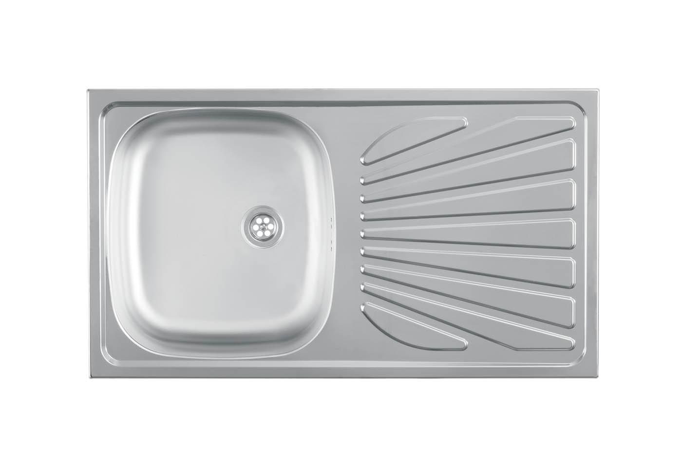 Metalac Luna FLEX 1D Jednodelna sudopera-univerzalna, Inox, fi 60, 770 x 435 mm