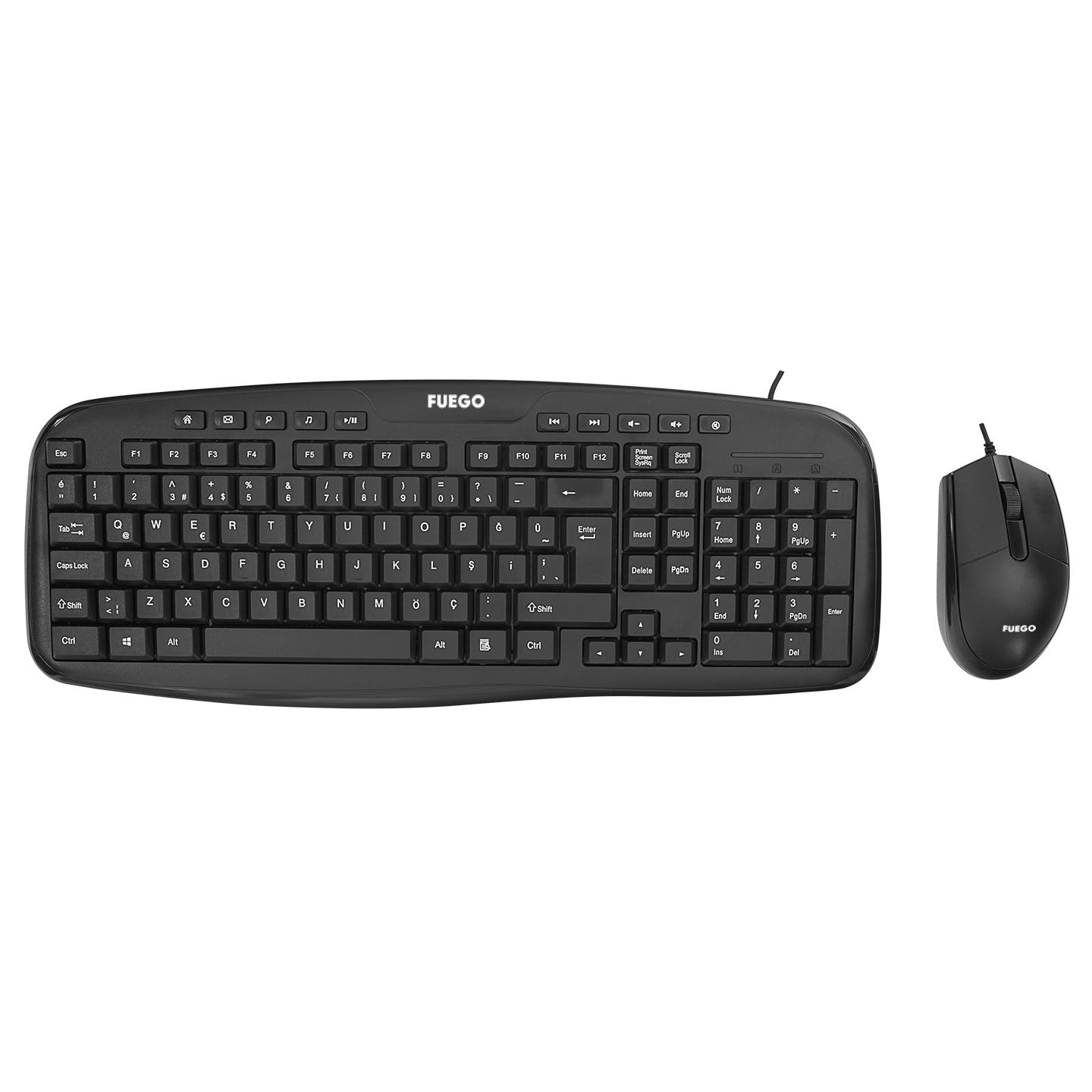 FUEGO Set tastature i miša KBMS795