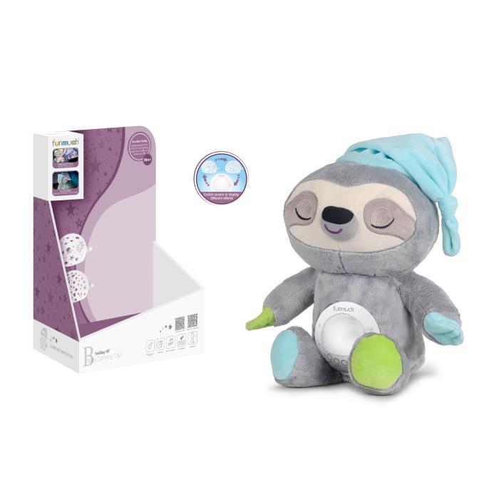 Megga play Plišana igračka FM666-75, Rakun, Lampa, Šarena