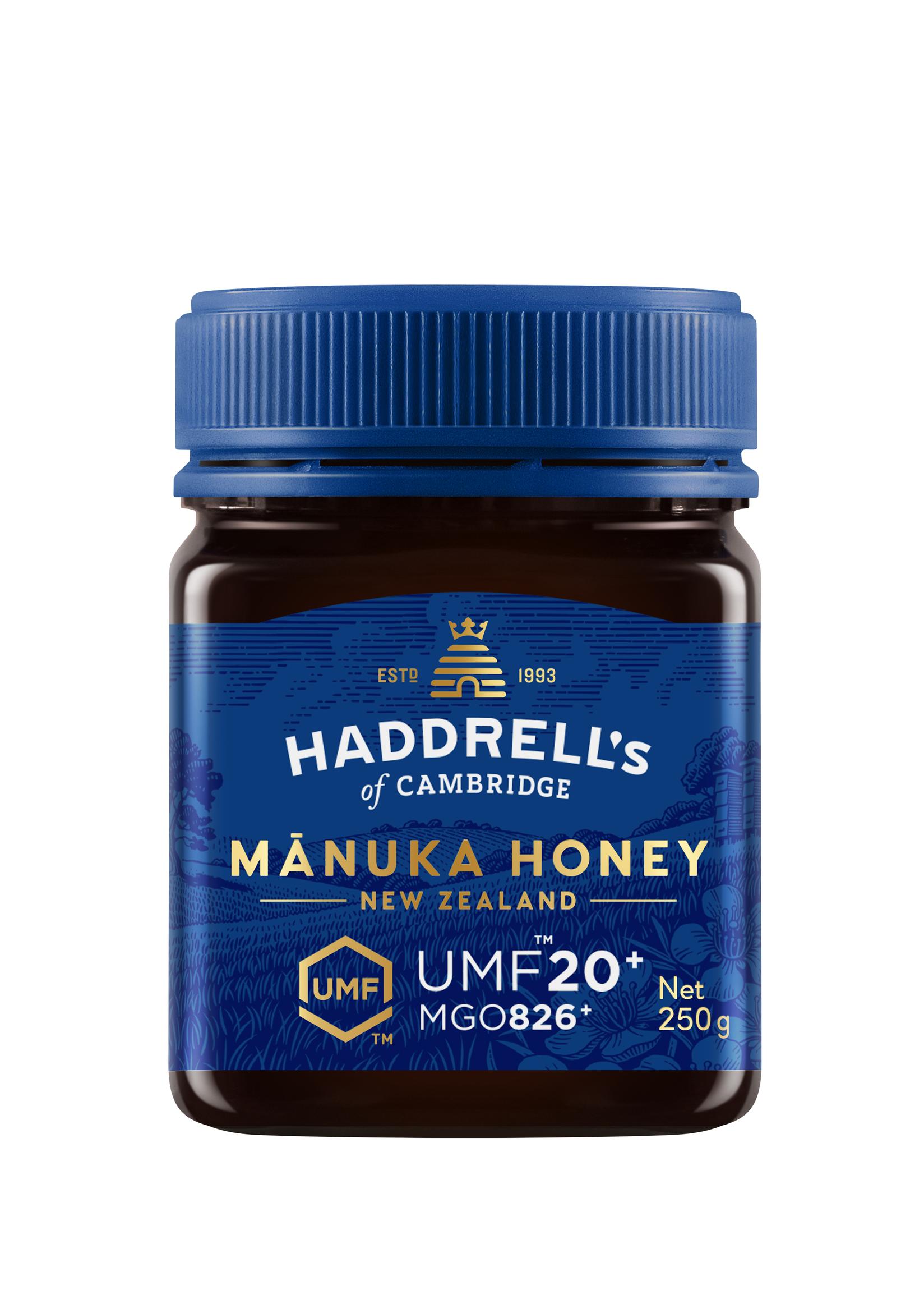 Haddrellov med Manuka UMF 20+, MGO 850+, 250 g