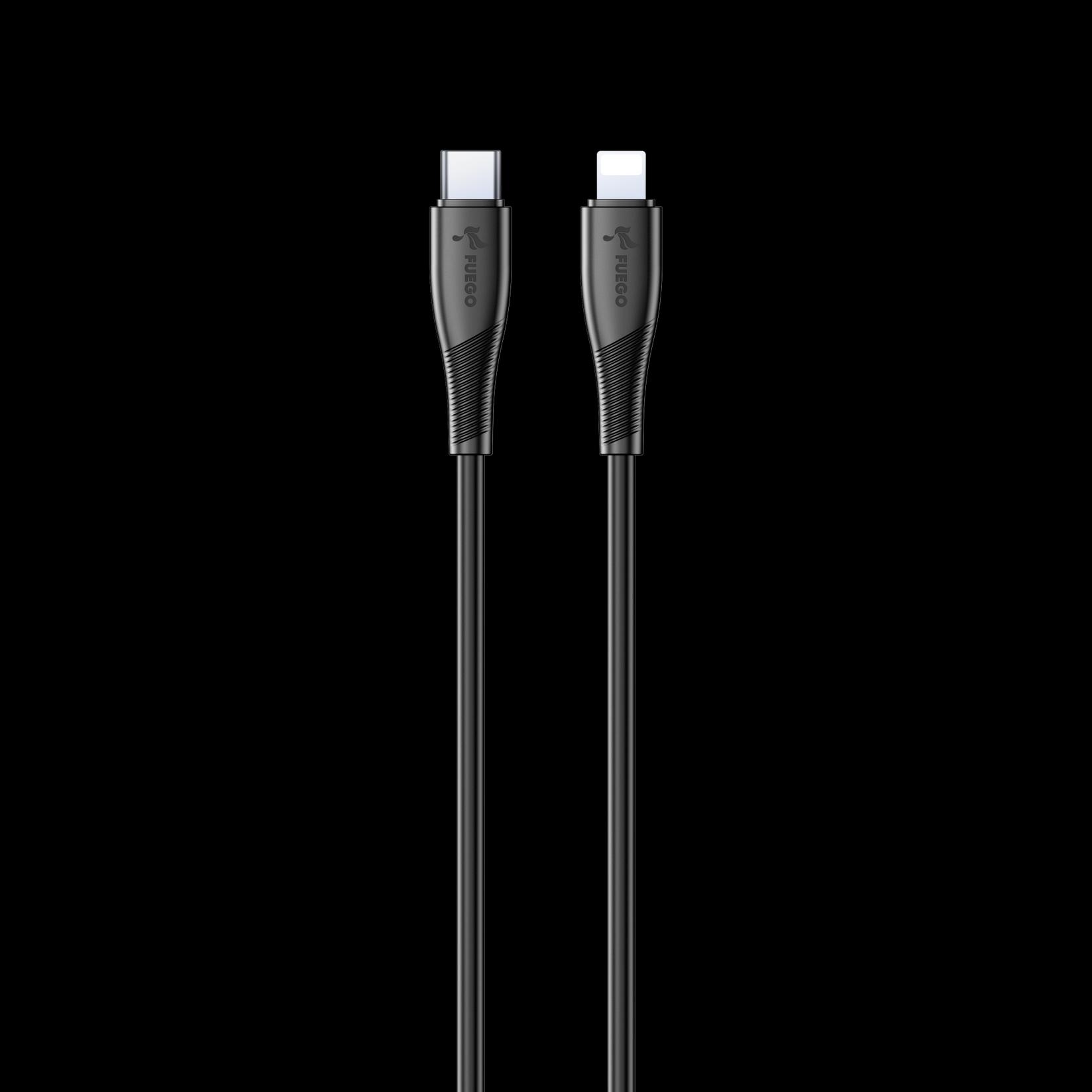 FUEGO Kabl FG182I Tip - C na Lightning 1m crni