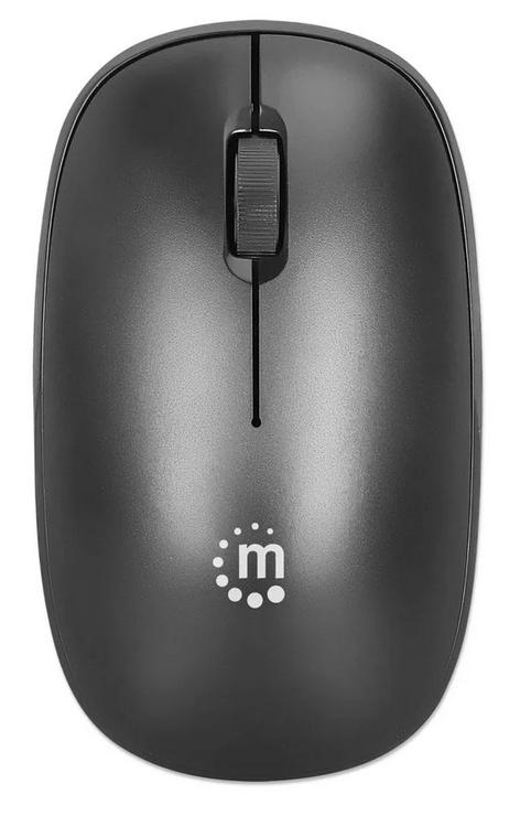 Manhattan miš MW 3050 1200DPI bežični, za obje ruke, crni, 190312