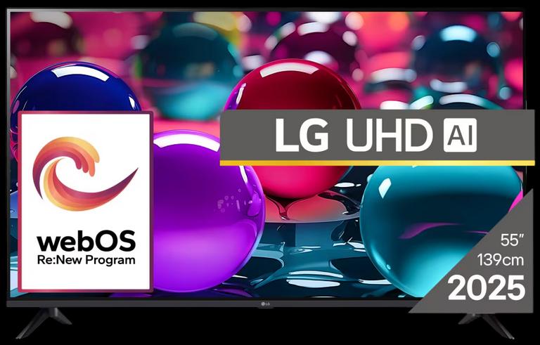 LG TV 55UA73003LA 55", 4K UHD, Smart TV 2025, Crni