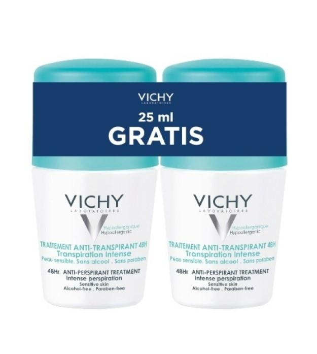Vichy Deo Roll-on 48h 2x50ml