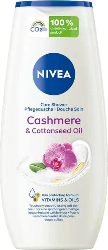 NIVEA gel za tuširanje, kašmir i ulje pamuka, 250 ml