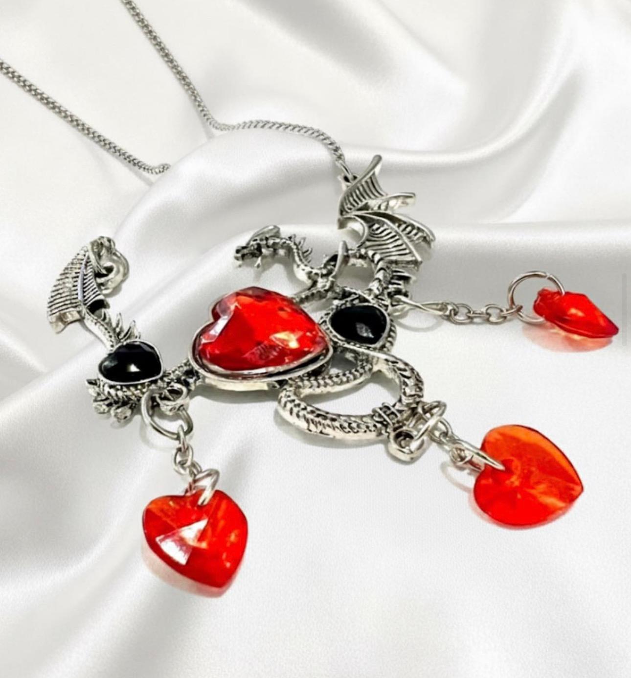 Poludrago kamenje & nakit Ogrlica Zmaj Srca