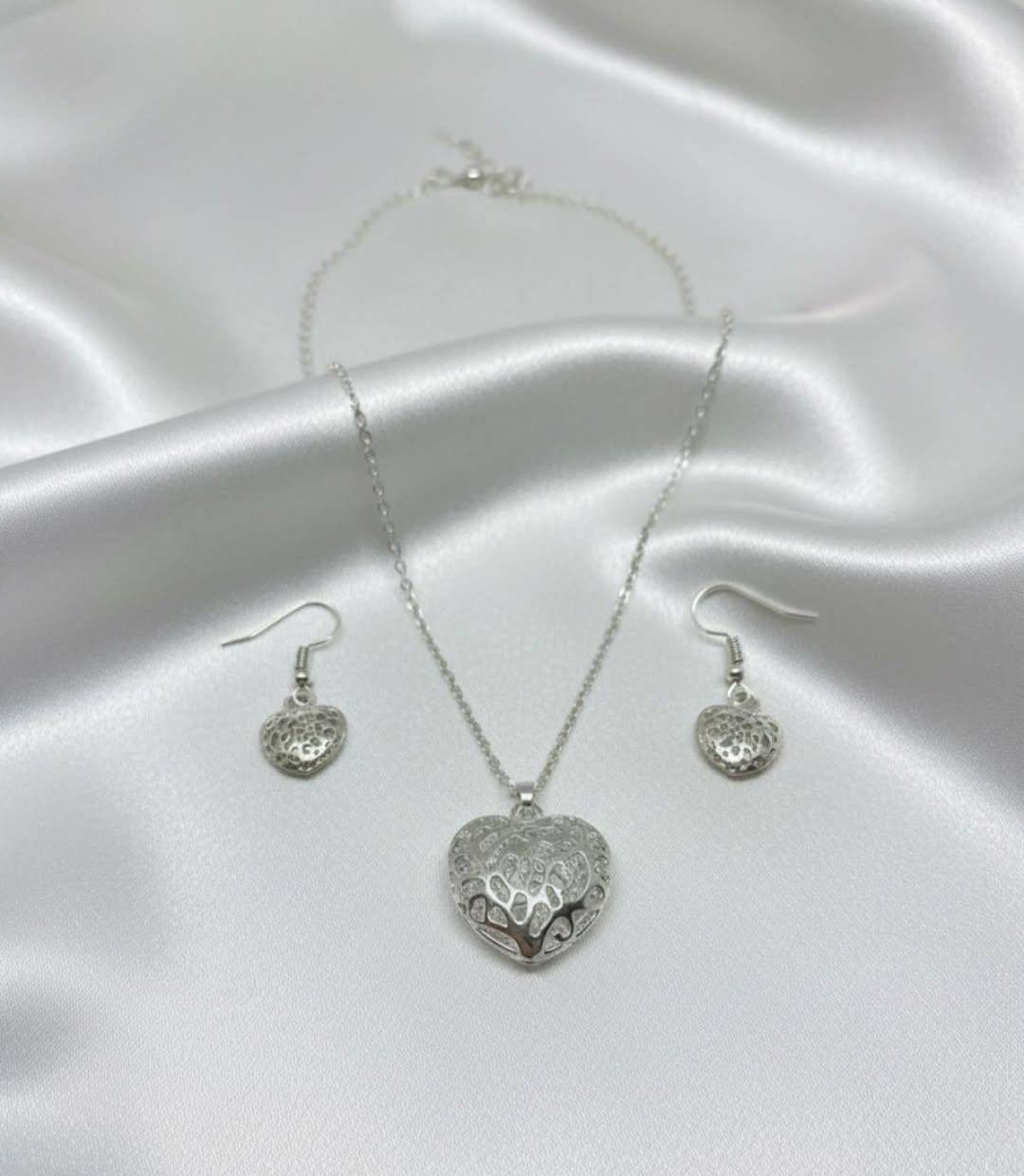 Poludrago kamenje & nakit Set nakita od livenog metala Srce