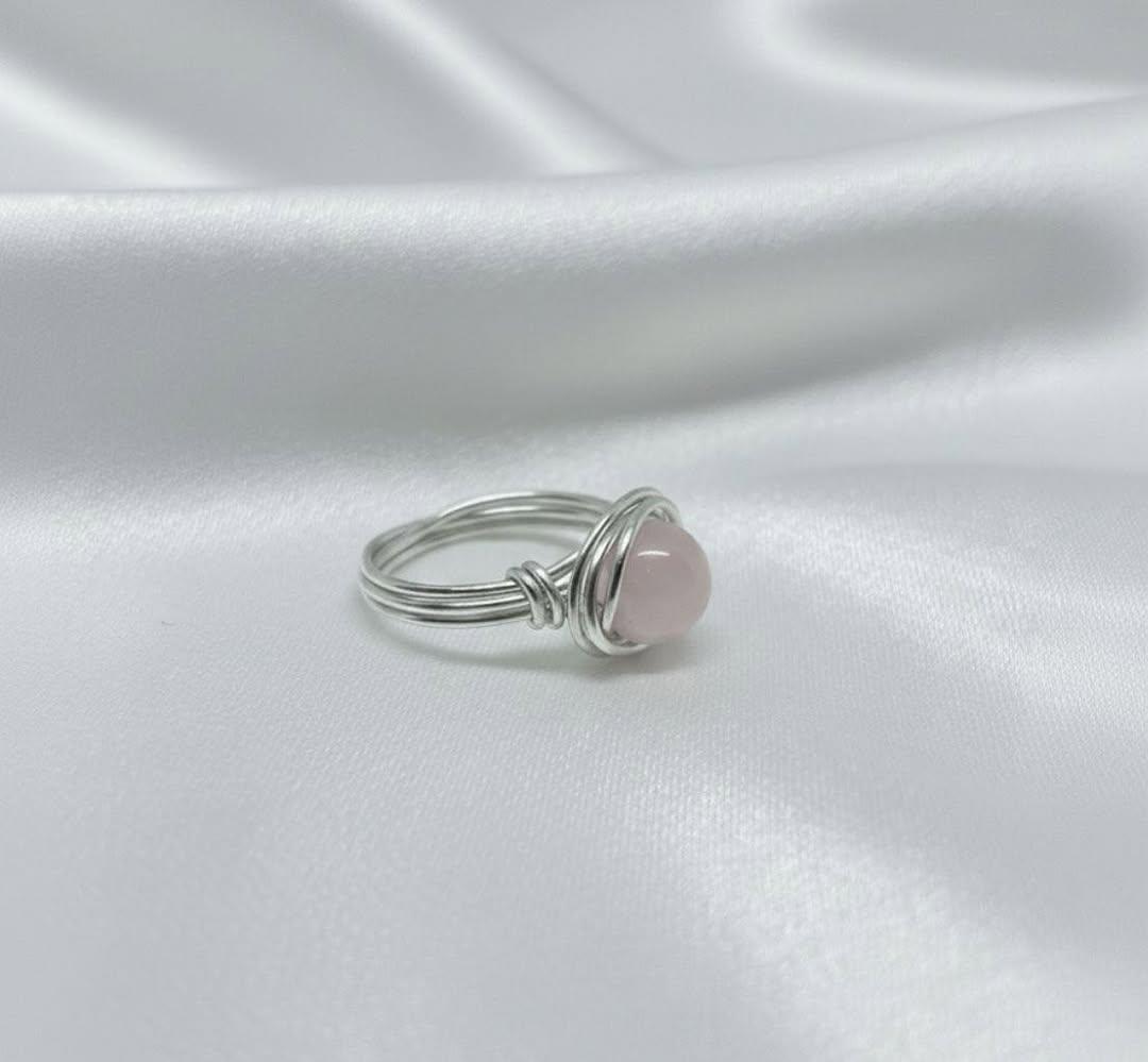 Poludrago kamenje & nakit Prsten, Rozenkvarc