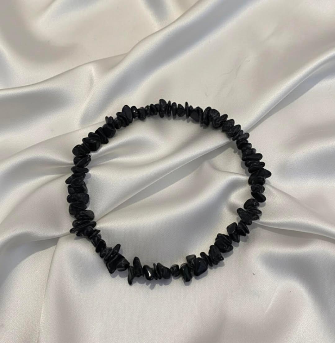 Poludrago kamenje & nakit Narukvica od crnog turmalina