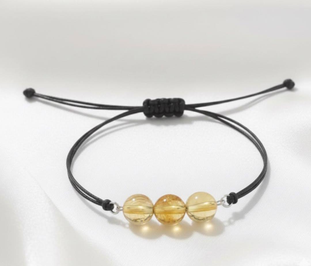 Poludrago kamenje & nakit Makrame narukvica sa citrinom