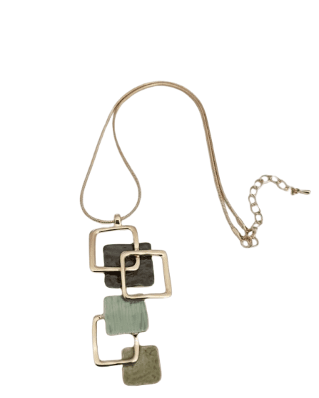 Poludrago kamenje & nakit Ogrlica umjetnost u svakom sloju