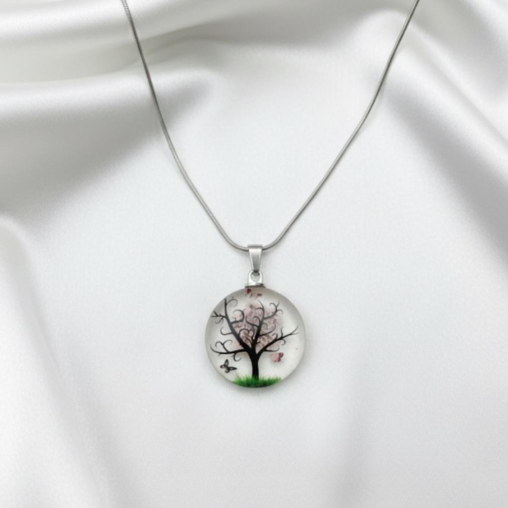 Poludrago kamenje & nakit Ogrlica Drvo života, Šarena