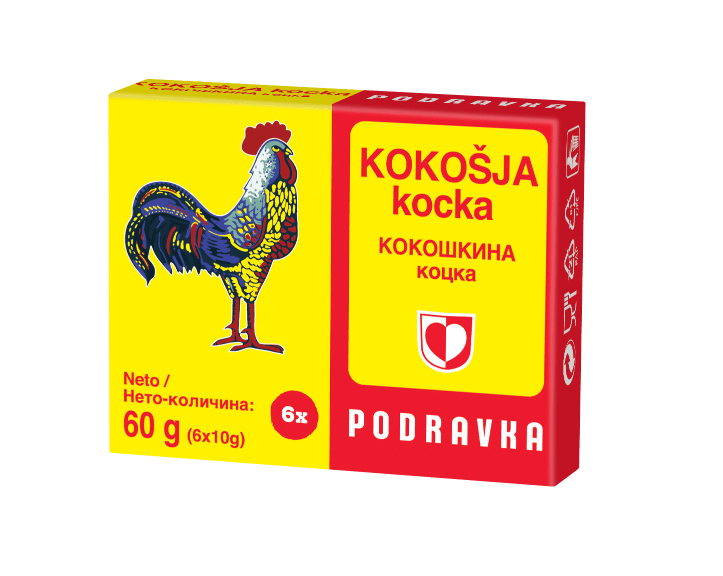 PODRAVKA pileća kocka retro 60g