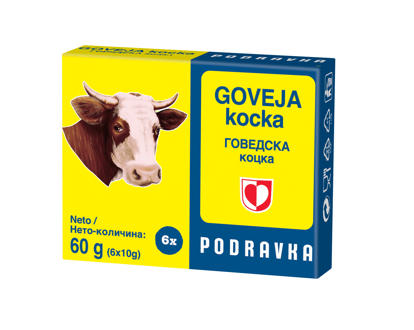 PODRAVKA goveđa kocka retro 60g