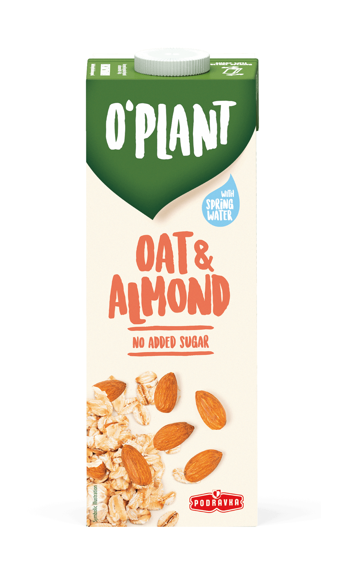 O'PLANT Biljno zobeno i bademovo mlijeko 1 l